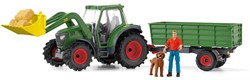 Schleich Farm World Tractor met aanhanger