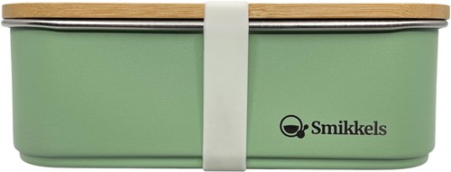 Smikkels - Lunchbox bamboo deksel Groen 900ml