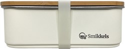 Smikkels - Lunchbox bamboo deksel Wit 900ml