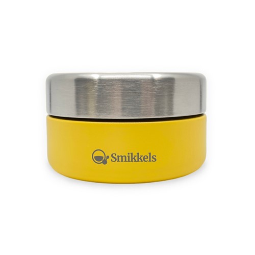 Smikkels - RVS bakje Geel 280ml