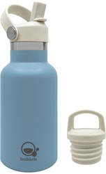 Smikkels - RVS Thermos drinkfles Blauw  350ml