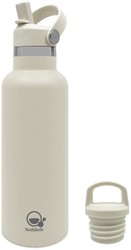 Smikkels - RVS Thermos drinkfles Wit - 500ml