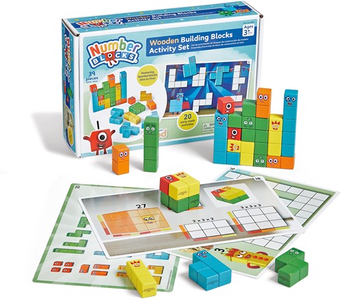 Learning Resources - Numberblocks™ Wooden Building Blocks Activity Set
