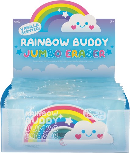 Ooly - CDU 15 pcs Rainbow Buddy Scented Jumbo Eraser