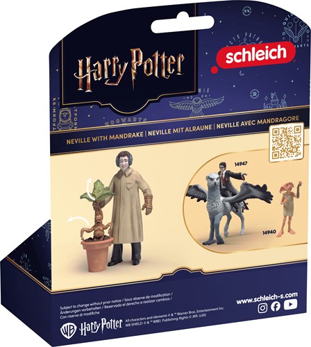 Schleich Harry Potter / Fantastic Beasts Neville with Mandrake-2