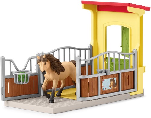 Schleich Farm World Ponystal met IJslanderhengst