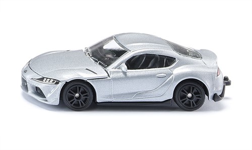 Siku Toyota GR Supra speelgoedauto metaal/plastic zilver gedetailleerde motorreplica sportieve velgen rubberen banden-2