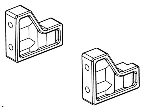 Jamara - Servo holder BL8