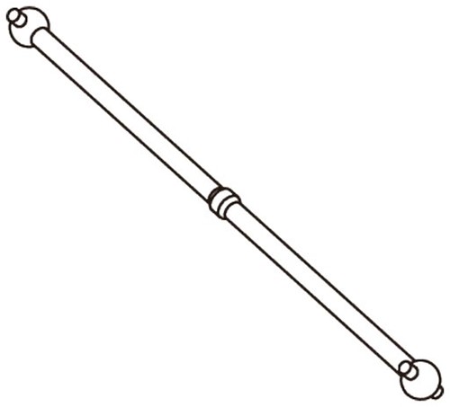 Jamara - drive shaft BL8 front 2 pcs