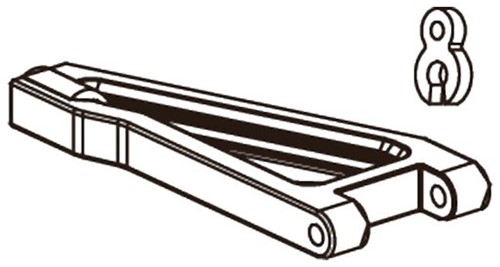 Jamara - control arm BL8 top front 2pcs