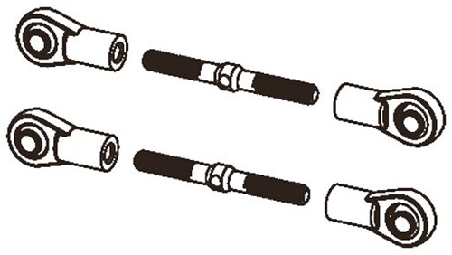 Jamara - turn buckles BL8 2 pcs