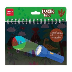 APLI - Boek Zoek & Vind Dinos 6 stuks