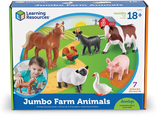Learning Resources - Jumbo Farm Animals-2