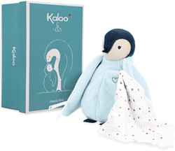 Kaloo Complices - Pinguin Blauw met kusjesdoek