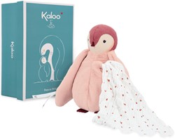 Kaloo Complices - Pinguin Roze met kusjesdoek