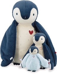 Kaloo Complices - Pinguin 50 cm met inbakerdoek