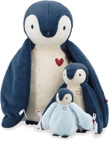 Kaloo Complices - Pinguin 50 cm met inbakerdoek