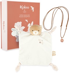 Kaloo Home - Knuffel en Speen cadeauset crème