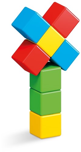 Geomag Magicube Full Color Recycled Crystal 8 pcs Geomag Magicube 8-delig - Magnetisch speelgoed 1-5 jaar - Duurzaam & creatief bouwen-3
