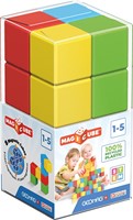 Geomag Magicube Full Color Recycled Crystal 8 pcs Geomag Magicube 8-delig - Magnetisch speelgoed 1-5 jaar - Duurzaam & creatief bouwen