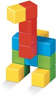 Geomag Magicube Full Color Recycled Crystal 16 pcs Geomag Magicube 16-delig - Magnetisch speelgoed 1-5 jaar - Duurzaam & creatief bouwen-2
