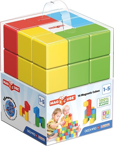 Geomag Magicube Full Color Recycled Crystal 16 pcs