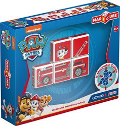 Geomag MagiCube Paw Patrol Marshall Fire Truck - 5pcs