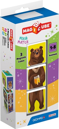 Geomag Magicube Mix & match Animals 3 pcs