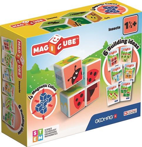 Geomag Magicube Printed Insects + Cards 7 pcs