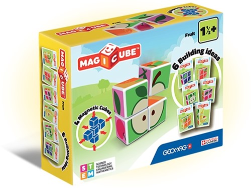 Geomag Magicube Printed Fruit + Cards 7 pcs