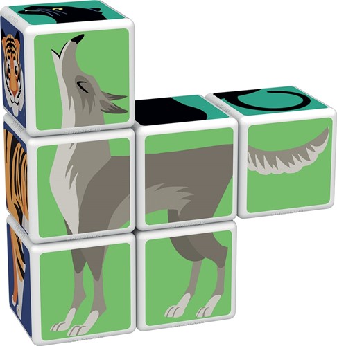 Geomag Magicube Printed Jungle + Cards 6 pcs-3