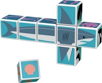 Geomag Magicube Printed Sea + Cards 8 pcs-3