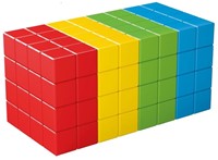 Geomag Education Magicube Full Color Recycled Bulk 128 pcs