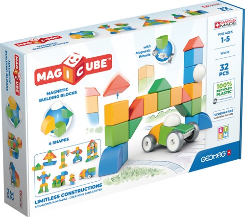 Geomag Magicube 4 Shapes Recycled World 32 pcs