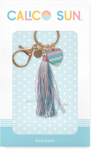 Calico Sun - Carrie Keychain Heart
