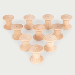 Tickit Natuurlijke Houten Spoelen