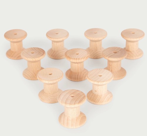 Tickit Natuurlijke Houten Spoelen