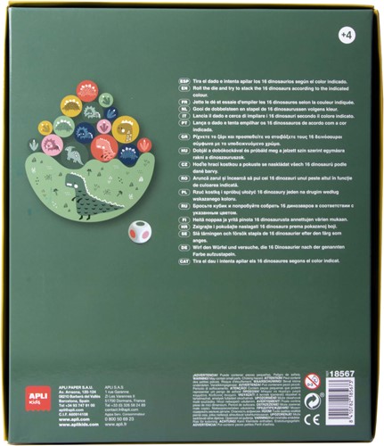 APLI - Balanceerspel dinosaurus hout-3