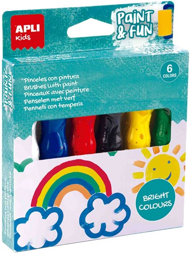 APLI - Heldere Kleurverf 6 stuks