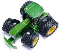 Siku John Deere 8R 410 met dubbele banden speelgoedtractor 1:32 metaal/kunststof groen afneembaar frontgewicht Ackermann besturing afneembare cabine voor- en achterhefinrichting-3