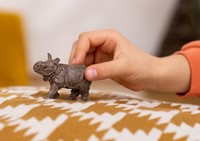 Schleich Wild Life Indian rhinoceros baby-3