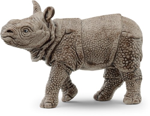 Schleich Wild Life Indian rhinoceros baby-2