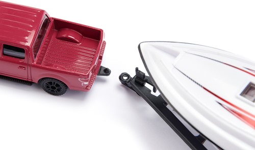 Siku Ford F150 with Motor Boat-3