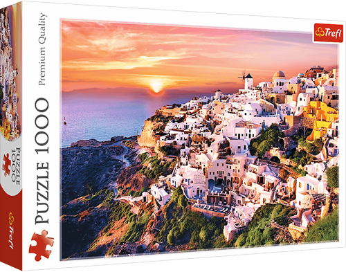 Trefl 1000 - Sunset over Santorini