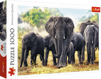 Trefl 1000 - African elephants