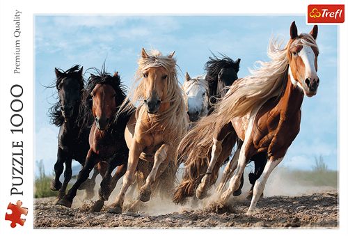 Trefl 1000 - Galloping horses-3