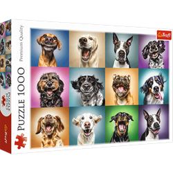 Trefl 1000 - Funny dog portraits