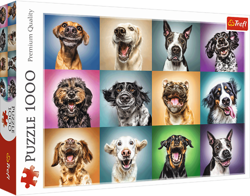 Trefl 1000 - Funny dog portraits
