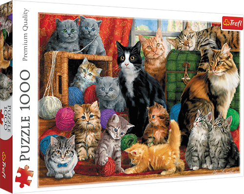 Trefl 1000 - Feline meeting