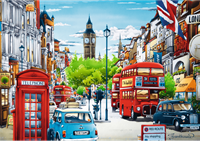 Trefl 1000 - London street-2